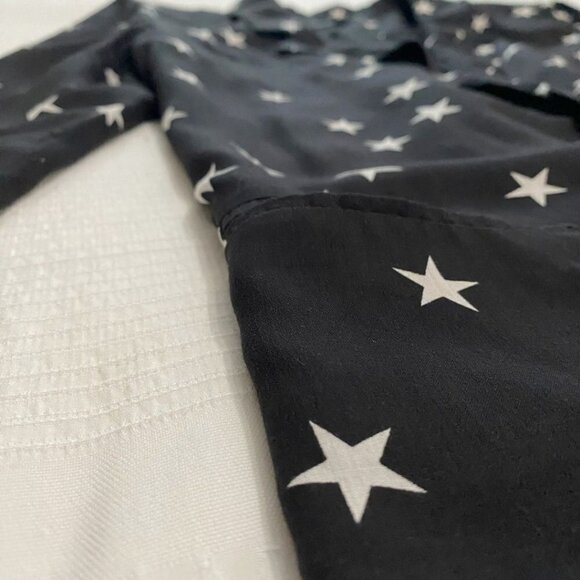 PJK PATTERSON J KINCAID RICCI BLACK WHITE STARS PRINT NOTCHED LAPEL BLAZER - XS - Picture 7 of 9